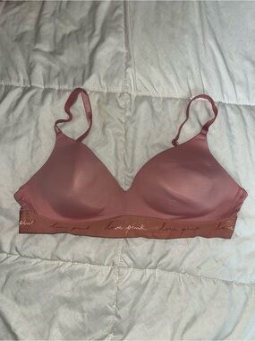 PINK Victoria's Secret Mauve Wireless Lightly Padded Bra